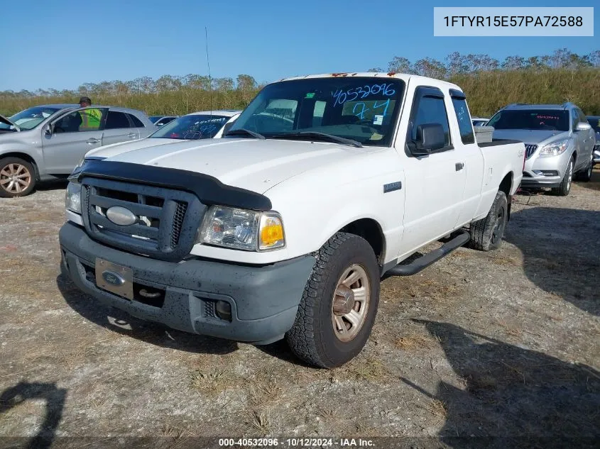 2007 Ford Ranger Fx4 Off-Road/Sport/Xl/Xlt VIN: 1FTYR15E57PA72588 Lot: 40532096