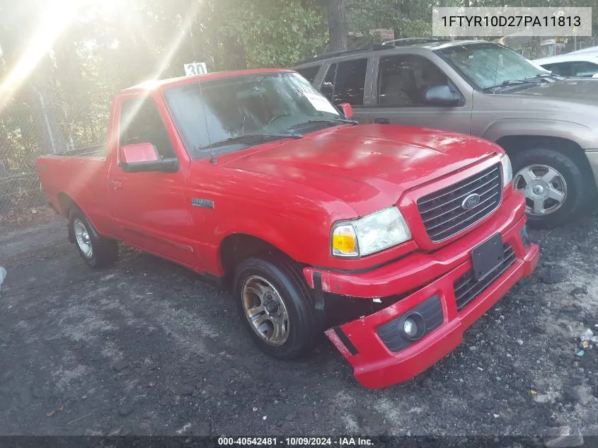 2007 Ford Ranger Stx/Xl/Xlt VIN: 1FTYR10D27PA11813 Lot: 40542481