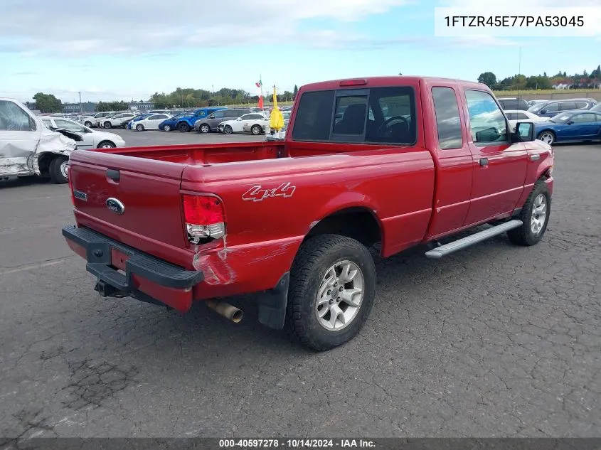 2007 Ford Ranger Fx4 Level Ii/Fx4 Off-Road/Sport/Xlt VIN: 1FTZR45E77PA53045 Lot: 40597278