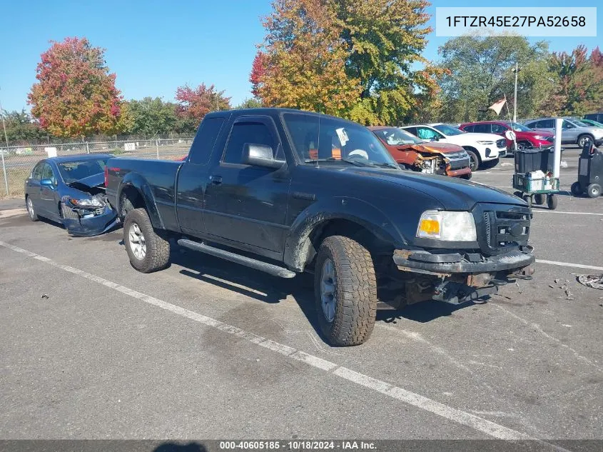 2007 Ford Ranger Fx4 Level Ii/Fx4 Off-Road/Sport/Xlt VIN: 1FTZR45E27PA52658 Lot: 40605185