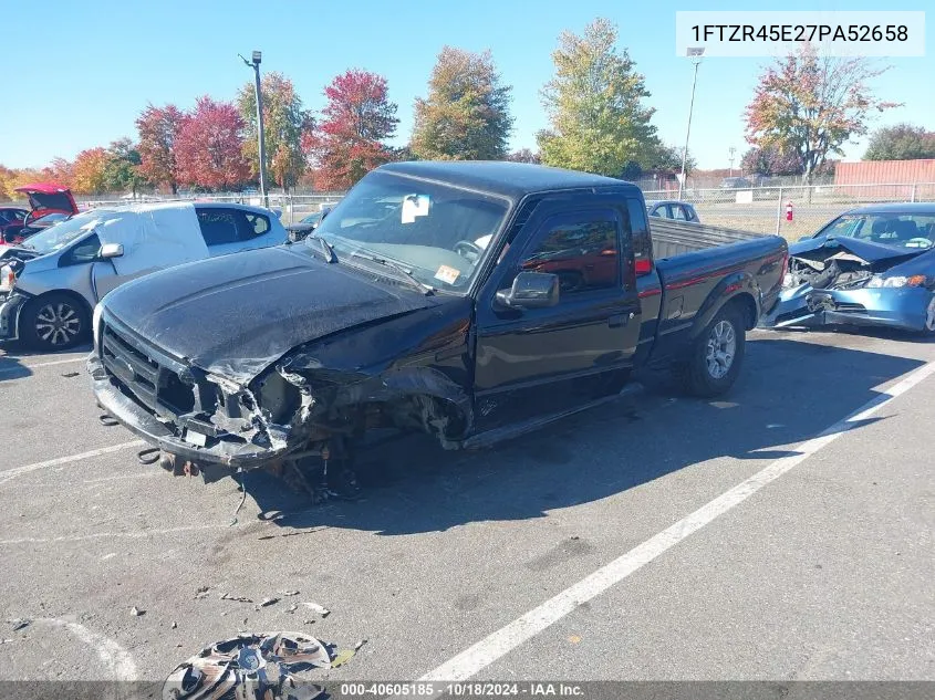 2007 Ford Ranger Fx4 Level Ii/Fx4 Off-Road/Sport/Xlt VIN: 1FTZR45E27PA52658 Lot: 40605185