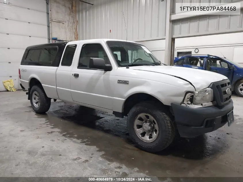 2007 Ford Ranger Fx4 Off-Road/Sport/Xl/Xlt VIN: 1FTYR15E07PA84468 Lot: 40684979