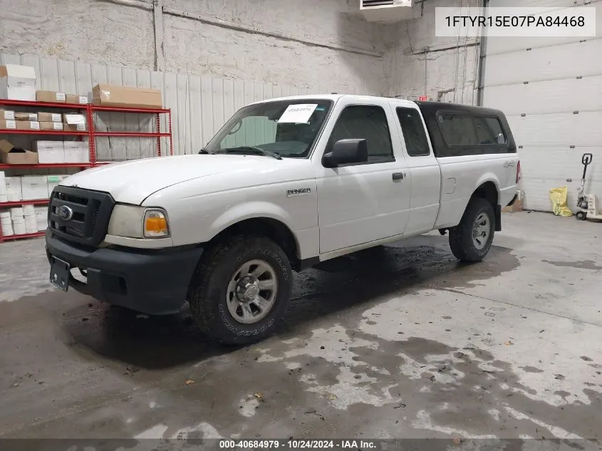 2007 Ford Ranger Fx4 Off-Road/Sport/Xl/Xlt VIN: 1FTYR15E07PA84468 Lot: 40684979