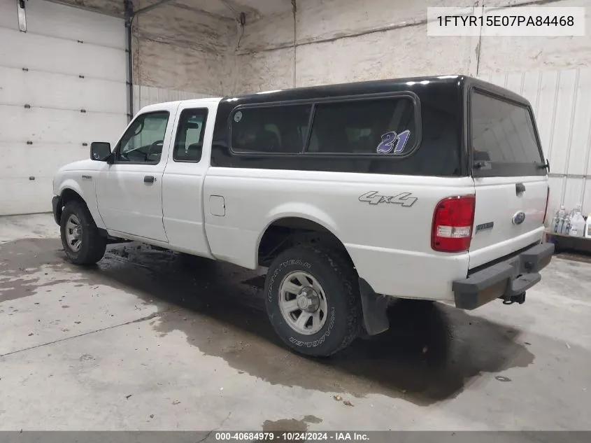 2007 Ford Ranger Fx4 Off-Road/Sport/Xl/Xlt VIN: 1FTYR15E07PA84468 Lot: 40684979