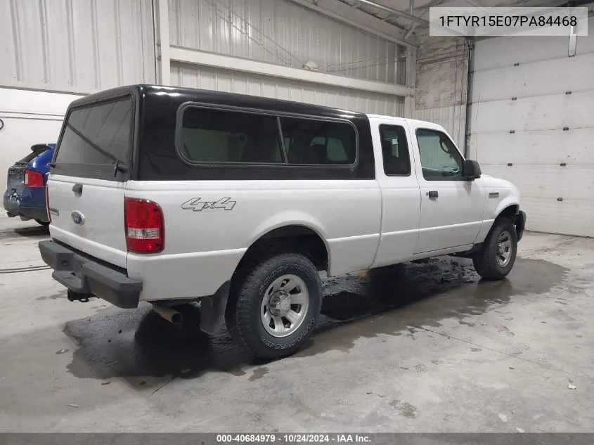 2007 Ford Ranger Fx4 Off-Road/Sport/Xl/Xlt VIN: 1FTYR15E07PA84468 Lot: 40684979