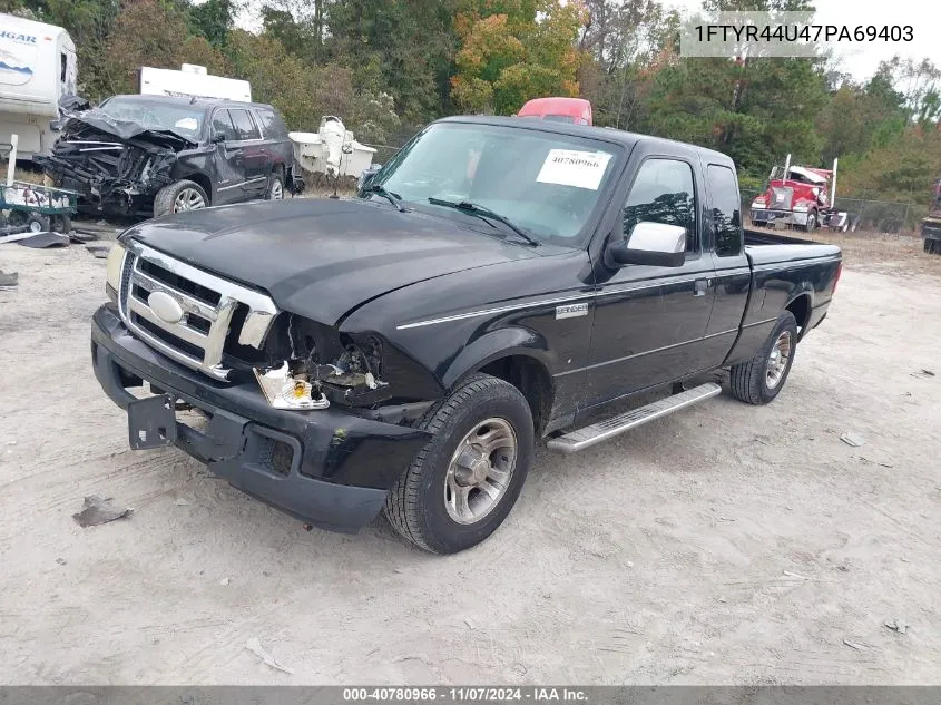 2007 Ford Ranger Sport/Stx/Xlt VIN: 1FTYR44U47PA69403 Lot: 40780966