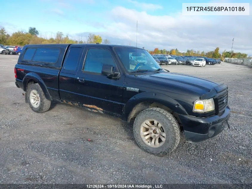 2008 Ford Ranger VIN: 1FTZR45E68PA10186 Lot: 12126324