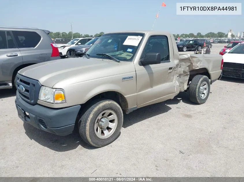 1FTYR10DX8PA44981 2008 Ford Ranger Xl/Xlt