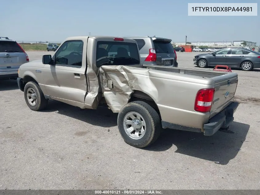 1FTYR10DX8PA44981 2008 Ford Ranger Xl/Xlt