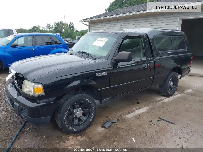 1FTYR10D38PA93102 2008 Ford Ranger Xl/Xlt