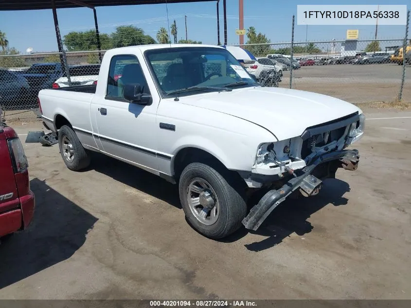 2008 Ford Ranger Xl/Xlt VIN: 1FTYR10D18PA56338 Lot: 40201094