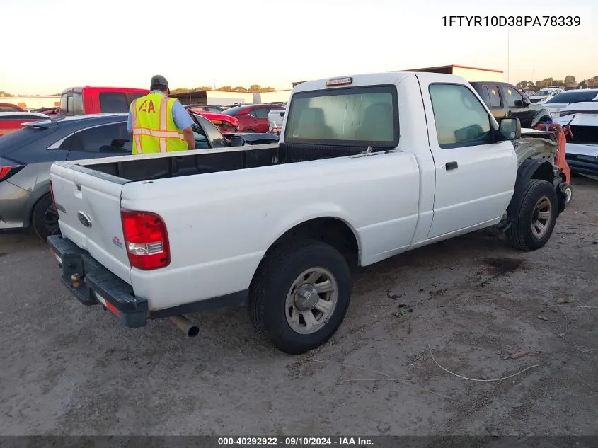 1FTYR10D38PA78339 2008 Ford Ranger Xl/Xlt