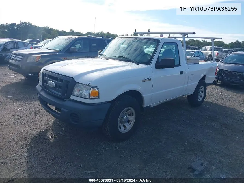 1FTYR10D78PA36255 2008 Ford Ranger Xl/Xlt