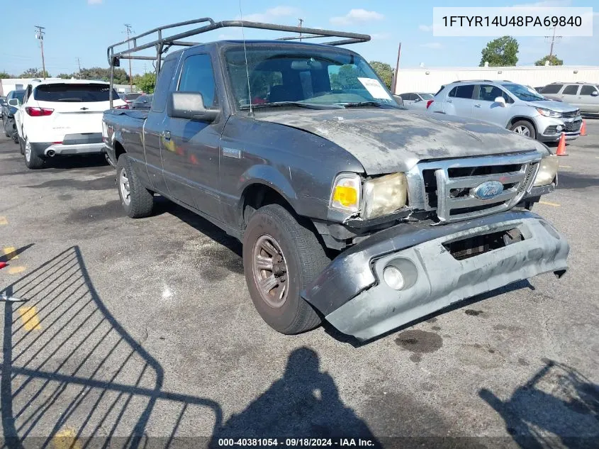 2008 Ford Ranger Sport/Xl/Xlt VIN: 1FTYR14U48PA69840 Lot: 40381054