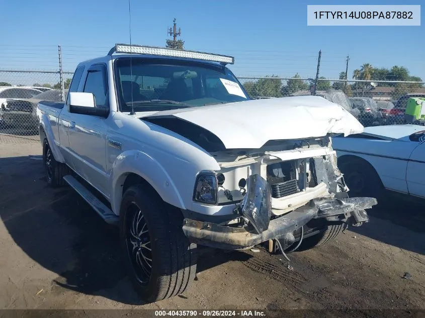 2008 Ford Ranger Super Cab VIN: 1FTYR14U08PA87882 Lot: 40435790