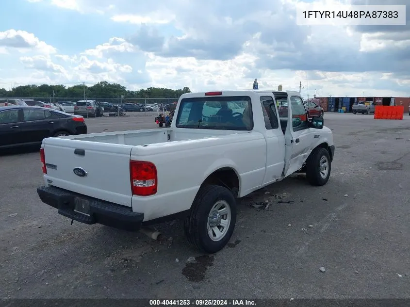 2008 Ford Ranger Sport/Xl/Xlt VIN: 1FTYR14U48PA87383 Lot: 40441253