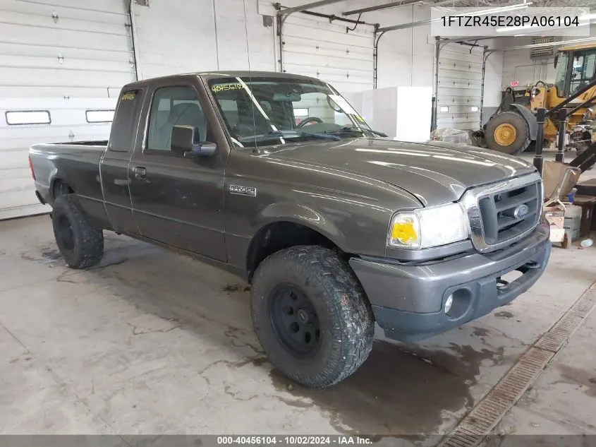 2008 Ford Ranger Fx4 Off-Road/Sport/Xlt VIN: 1FTZR45E28PA06104 Lot: 40456104