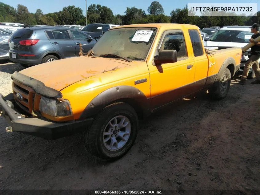 2008 Ford Ranger Fx4 Off-Road/Sport/Xlt VIN: 1FTZR45E98PA17732 Lot: 40456335