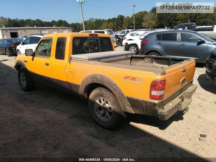 2008 Ford Ranger Fx4 Off-Road/Sport/Xlt VIN: 1FTZR45E98PA17732 Lot: 40456335