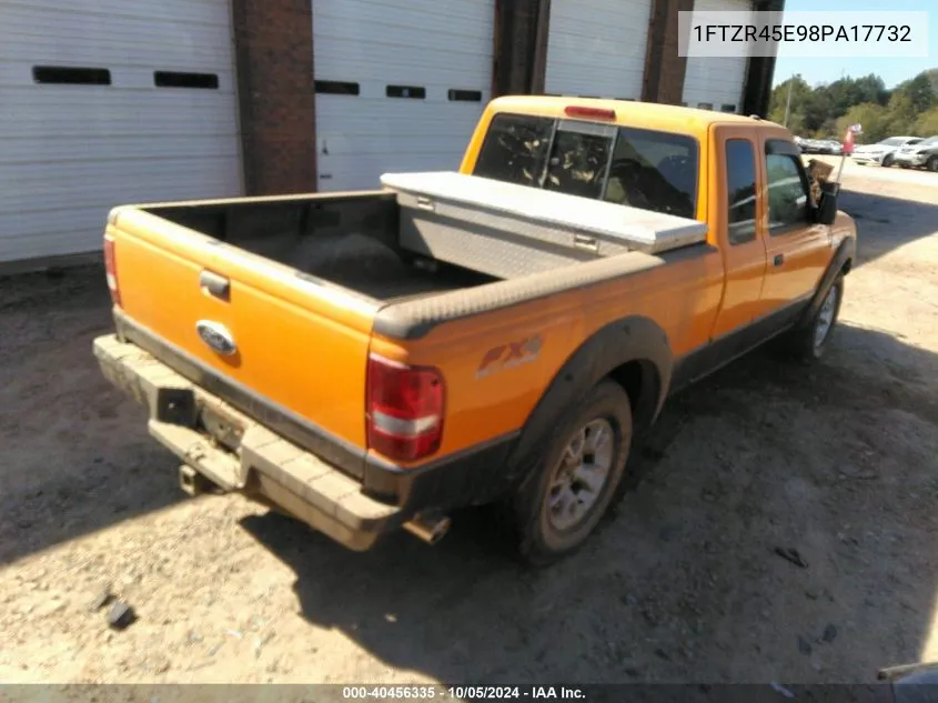 2008 Ford Ranger Fx4 Off-Road/Sport/Xlt VIN: 1FTZR45E98PA17732 Lot: 40456335