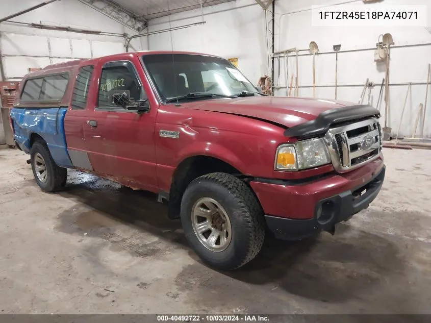 2008 Ford Ranger Fx4 Off-Road/Sport/Xlt VIN: 1FTZR45E18PA74071 Lot: 40492722