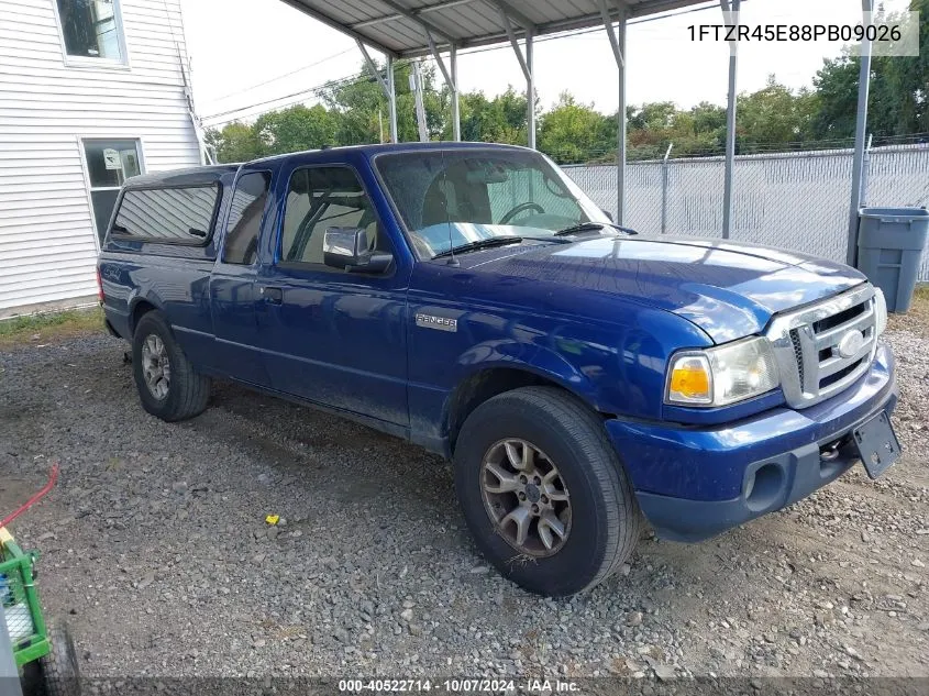 2008 Ford Ranger Fx4 Off-Road/Sport/Xlt VIN: 1FTZR45E88PB09026 Lot: 40522714