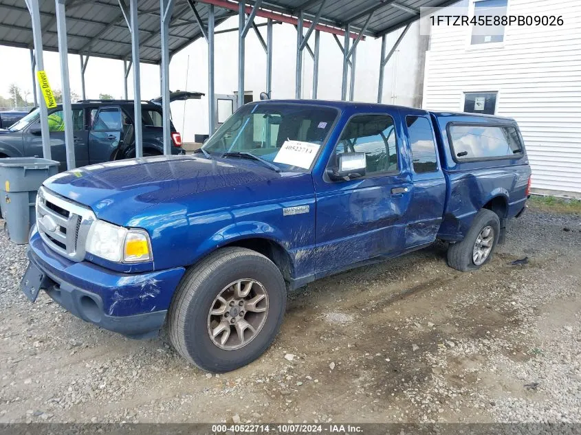 2008 Ford Ranger Fx4 Off-Road/Sport/Xlt VIN: 1FTZR45E88PB09026 Lot: 40522714