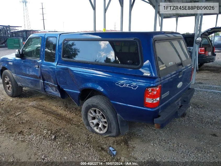 2008 Ford Ranger Fx4 Off-Road/Sport/Xlt VIN: 1FTZR45E88PB09026 Lot: 40522714