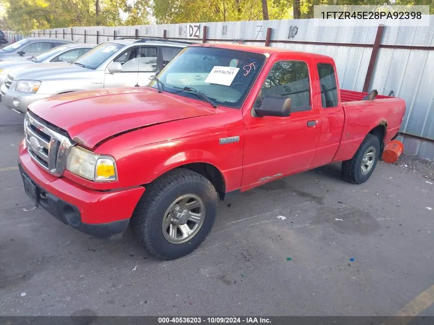 2008 Ford Ranger Fx4 Off-Road/Sport/Xlt VIN: 1FTZR45E28PA92398 Lot: 40536203