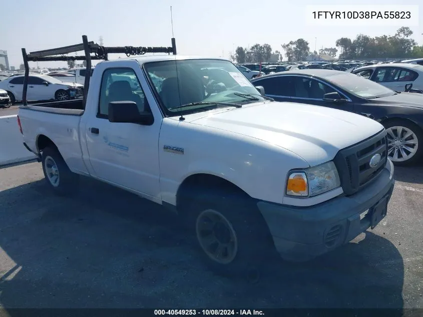 2008 Ford Ranger Xl/Xlt VIN: 1FTYR10D38PA55823 Lot: 40549253