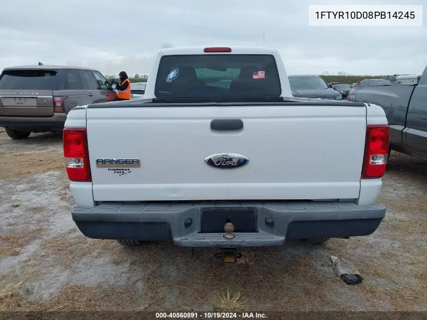 2008 Ford Ranger VIN: 1FTYR10D08PB14245 Lot: 40560891