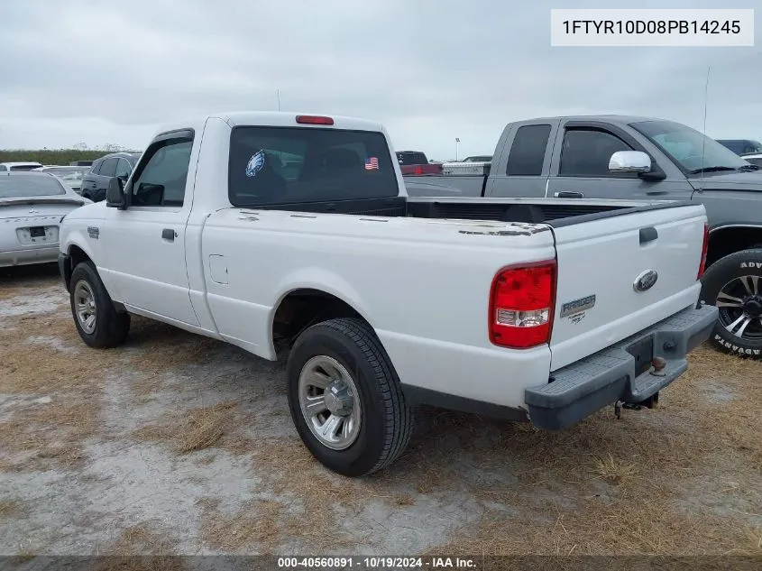 2008 Ford Ranger VIN: 1FTYR10D08PB14245 Lot: 40560891