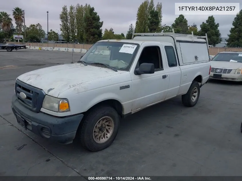 2008 Ford Ranger Xl/Xlt VIN: 1FTYR14DX8PA21257 Lot: 40598714