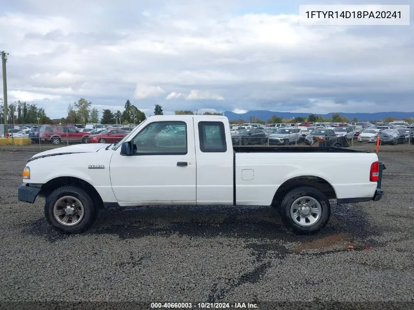 2008 Ford Ranger Xl/Xlt VIN: 1FTYR14D18PA20241 Lot: 40660003