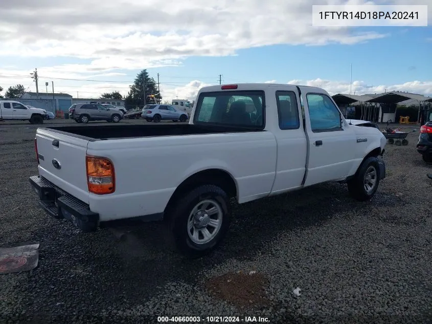 2008 Ford Ranger Xl/Xlt VIN: 1FTYR14D18PA20241 Lot: 40660003