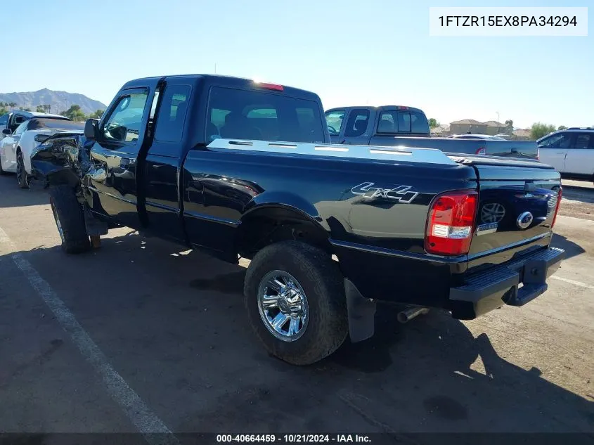 2008 Ford Ranger Fx4 Off-Road/Sport/Xl/Xlt VIN: 1FTZR15EX8PA34294 Lot: 40664459