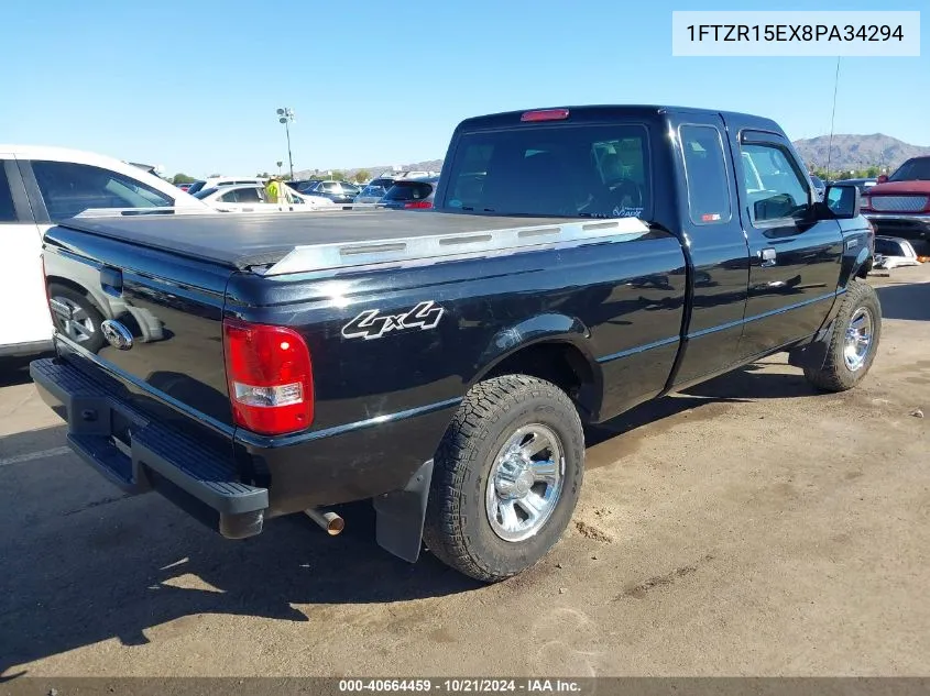 2008 Ford Ranger Fx4 Off-Road/Sport/Xl/Xlt VIN: 1FTZR15EX8PA34294 Lot: 40664459