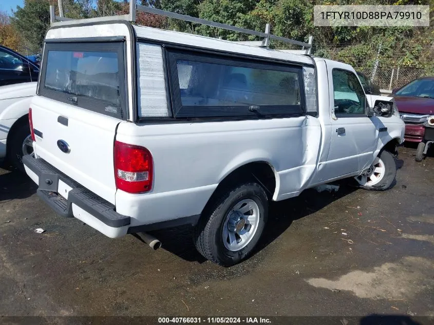 2008 Ford Ranger Xl/Xlt VIN: 1FTYR10D88PA79910 Lot: 40766031