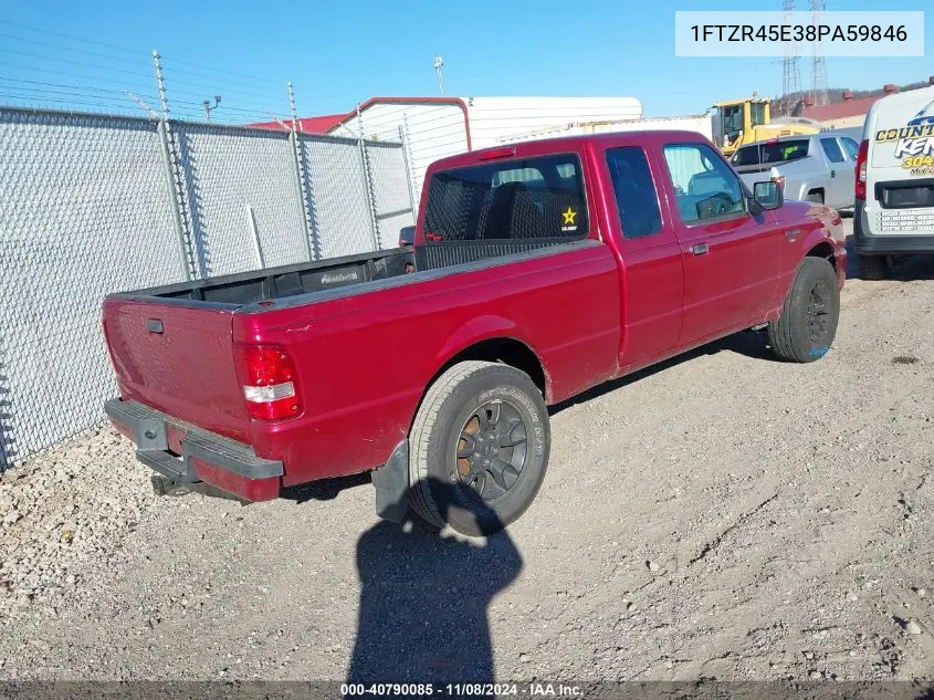 2008 Ford Ranger Fx4 Off-Road/Sport/Xlt VIN: 1FTZR45E38PA59846 Lot: 40790085