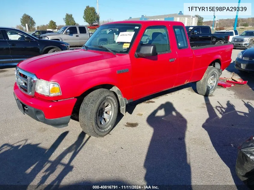 2008 Ford Ranger Fx4 Off-Road/Sport/Xl/Xlt VIN: 1FTYR15E98PA29339 Lot: 40816791