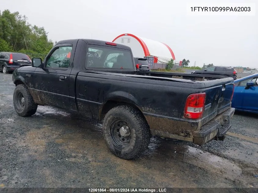 1FTYR10D99PA62003 2009 Ford Ranger