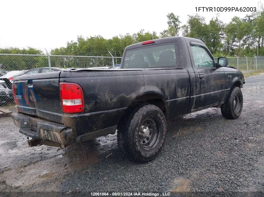 2009 Ford Ranger VIN: 1FTYR10D99PA62003 Lot: 12061864