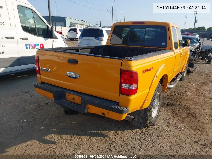 1FTYR44E79PA22104 2009 Ford Ranger Super Cab