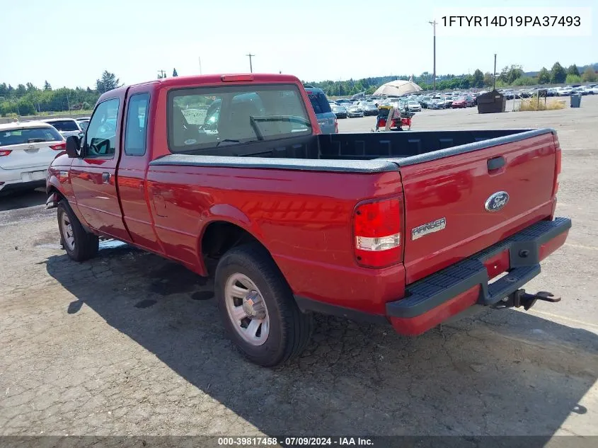 2009 Ford Ranger Xlt VIN: 1FTYR14D19PA37493 Lot: 39817458