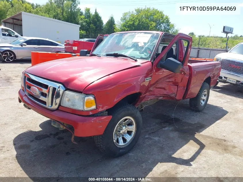 2009 Ford Ranger Sport/Xl/Xlt VIN: 1FTYR10D59PA64069 Lot: 40105044