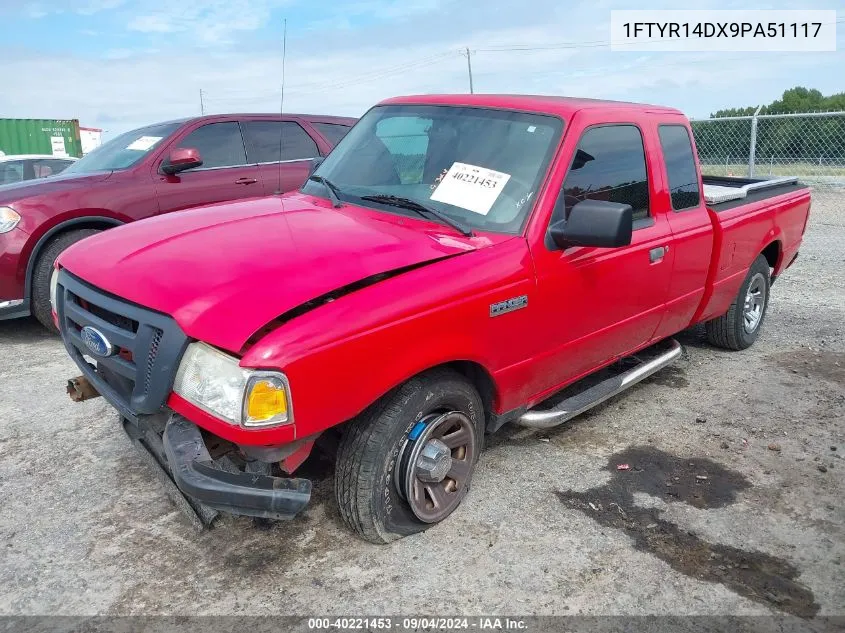 1FTYR14DX9PA51117 2009 Ford Ranger Super Cab