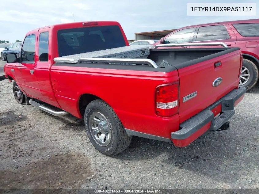 1FTYR14DX9PA51117 2009 Ford Ranger Super Cab