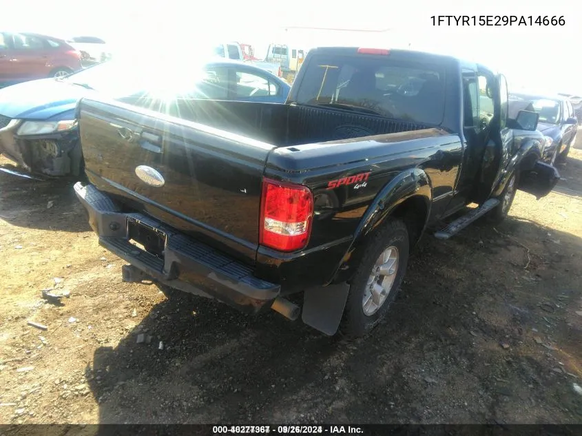 2009 Ford Ranger VIN: 1FTYR15E29PA14666 Lot: 40277367