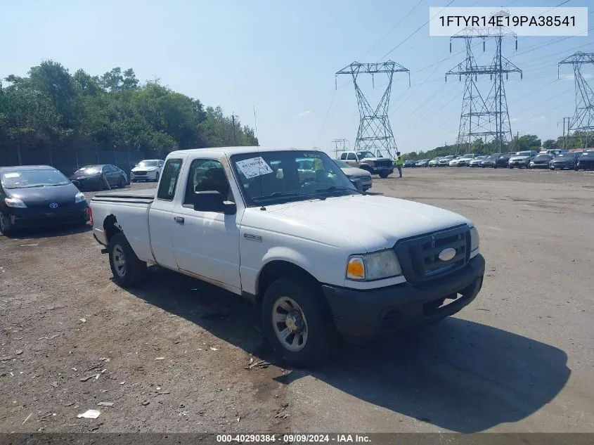 2009 Ford Ranger Sport/Xl/Xlt VIN: 1FTYR14E19PA38541 Lot: 40290384