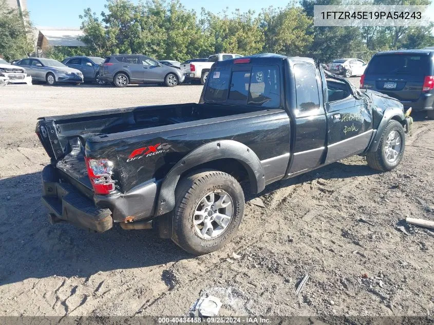 2009 Ford Ranger Fx4 Off-Road/Sport/Xlt VIN: 1FTZR45E19PA54243 Lot: 40434458